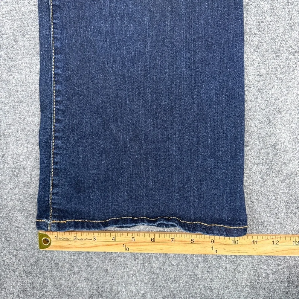 St‎ Johns Bay Bootcut Jeans Womens 20W Dark Wash Stretch Denim Plus Size Blue